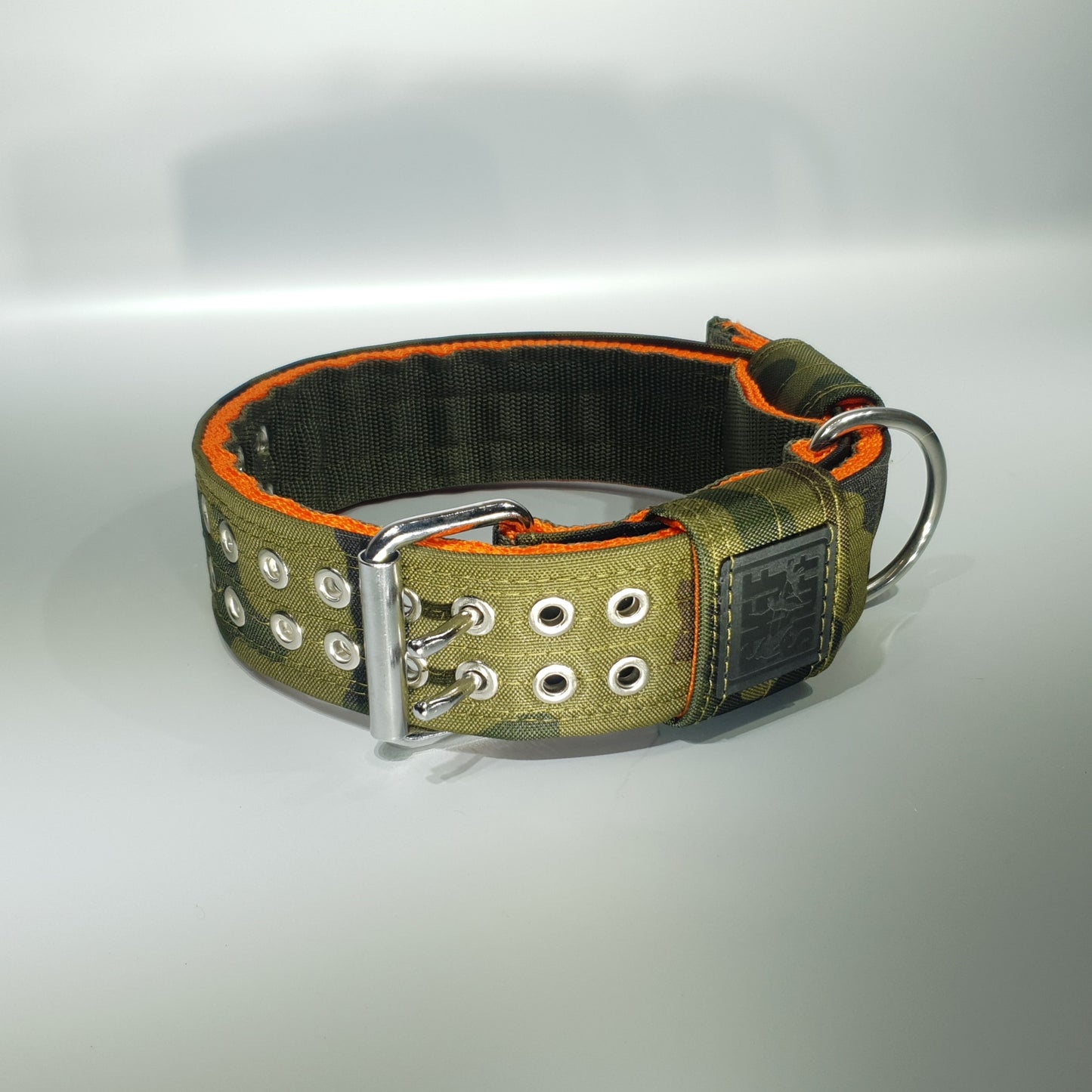 ULTRA collar - camo with orange edge