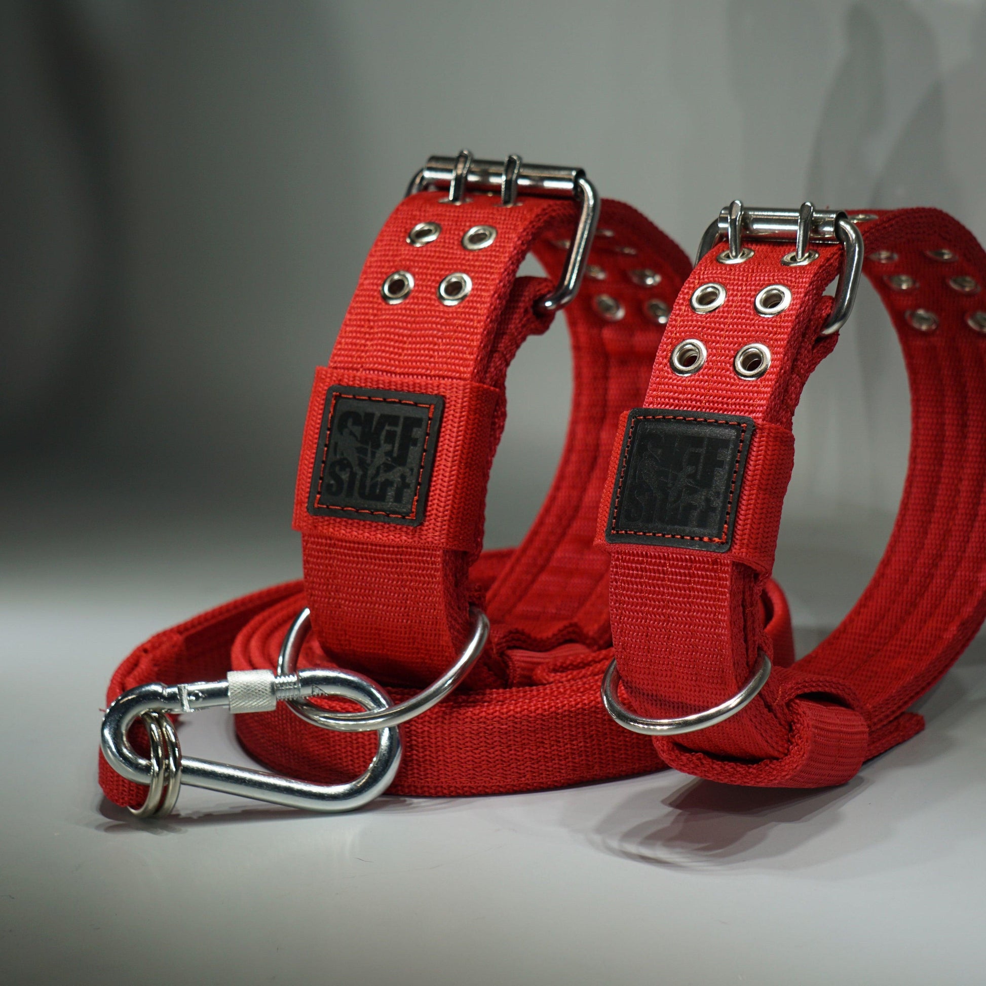 Zestaw DOUBLE PACK obroża 5 cm, obroża 4 cm, smycz - SKIF STUFF