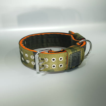 ULTRA collar - camo with orange edge